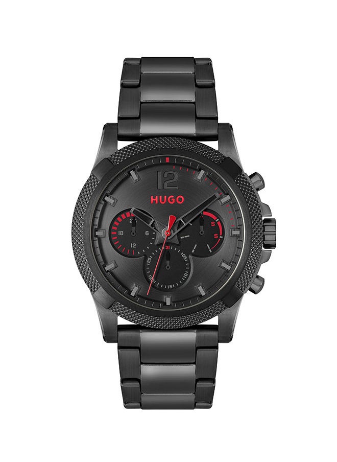 HUGO BOSS Men Analog Round Shape Stainless Steel Wrist Watch 46 mm  - Image 1