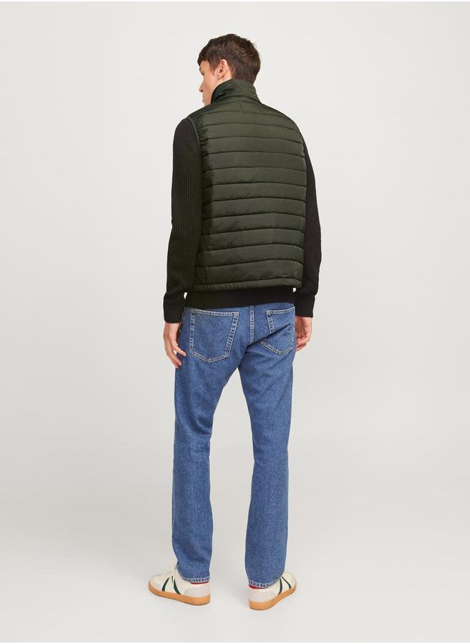 JJ Rebel - High Neck Full Zip Padded Vest - Image 1