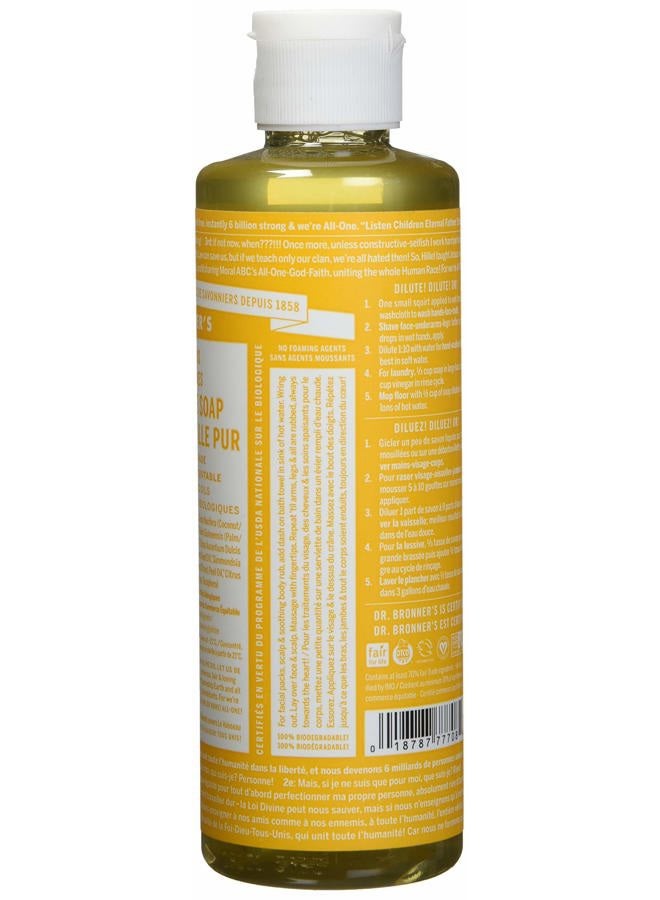 Dr. Bronner's Organic Pure Castile Liquid Soap Citrus Orange - 8 fl oz - Image 2