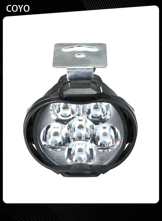 COYO Pair Of Motorcycle Mirror Mount Driving Fog Light - Image 1
