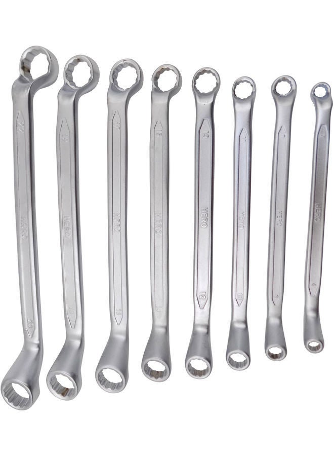 نيبمينينت 8-Piece Tools Ring Spanner Set M6x22 Silver 
