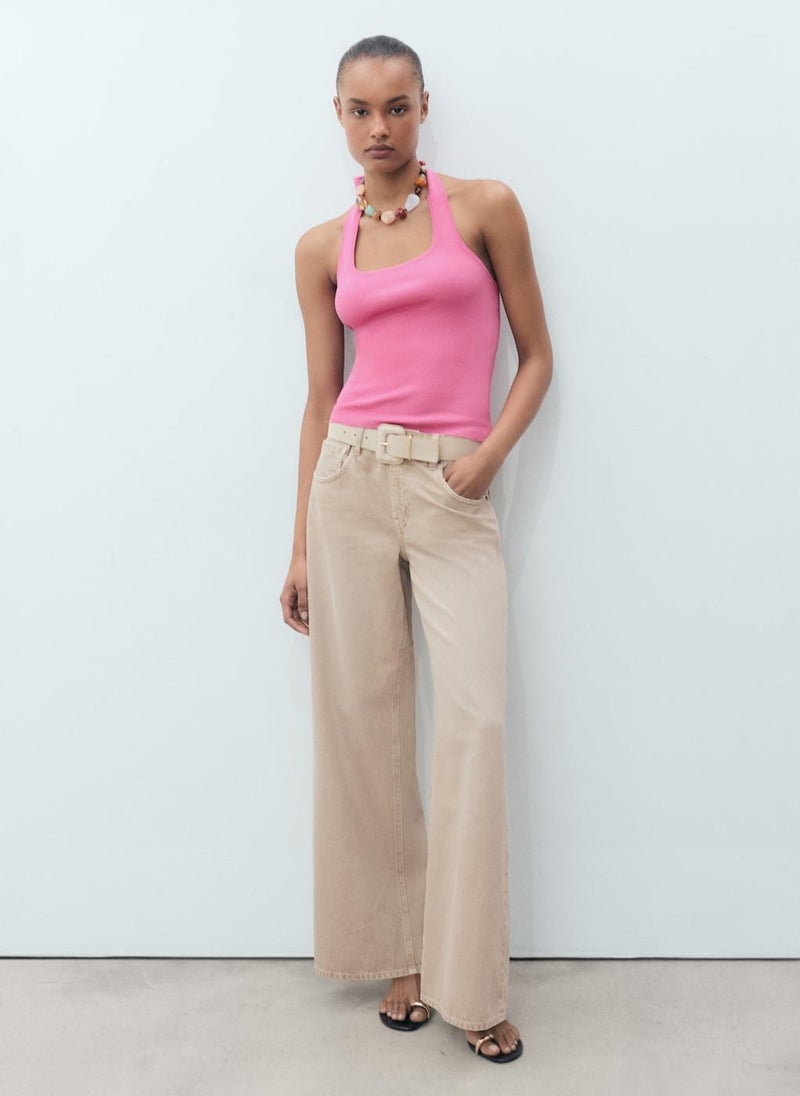 MANGO Knit Halter Top  - Image 4