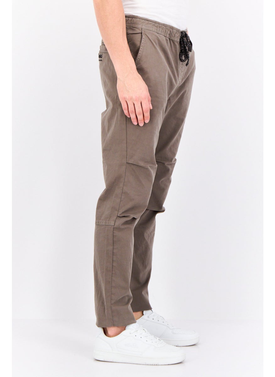 Penfield Men Regular Fit Drawstring Chino Pants, Taupe  - Image 2