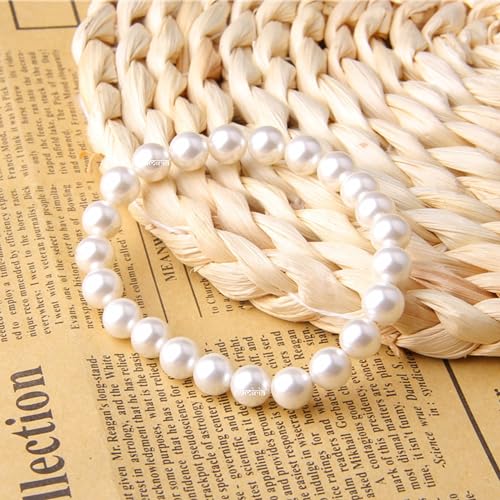 EDMIRIA 7 Day Bracelets | Shell Pearl Semi Precious Reiki Chakra Stones for Monday | Day wise Healing Meditation Crystal 8mm Gemstones Bracelet for Men & Women (Monday) - Image 3
