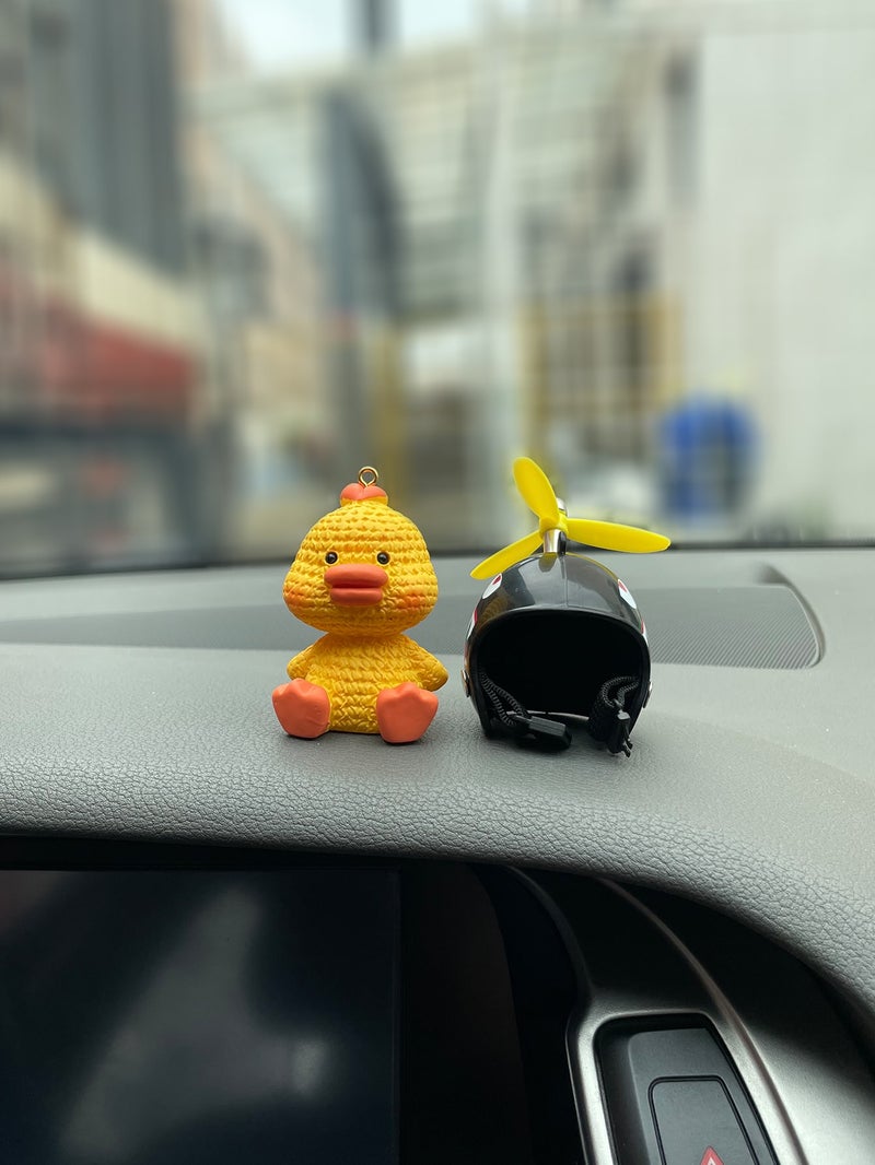 Cute Duck Car Ornament – Fun Car Accessory - Image 3