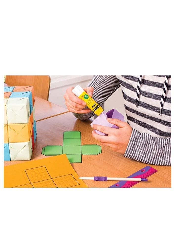 يو إتش يو UHU ستيك لاصق مثبت من ستيك، عصا قوية وسريعة ومتينة، 5 × 40 غرام - Image 3