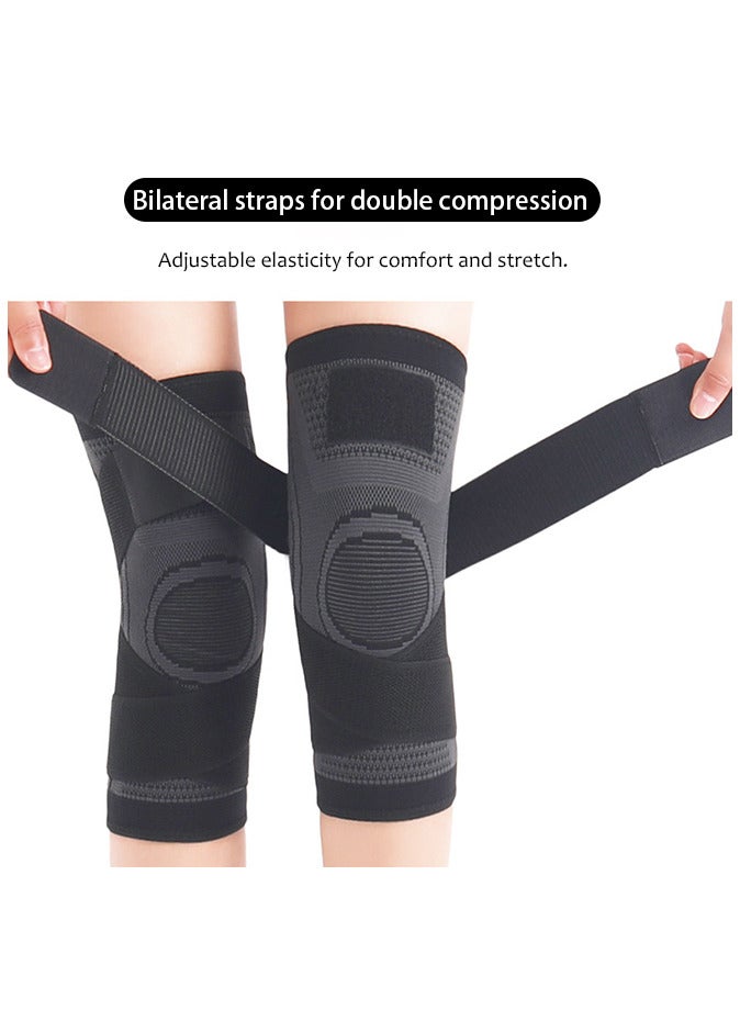 1 قطعة الركبة ضغط الأكمام في الهواء الطلق الرياضة واقية الركبة الوسادة - Image 4