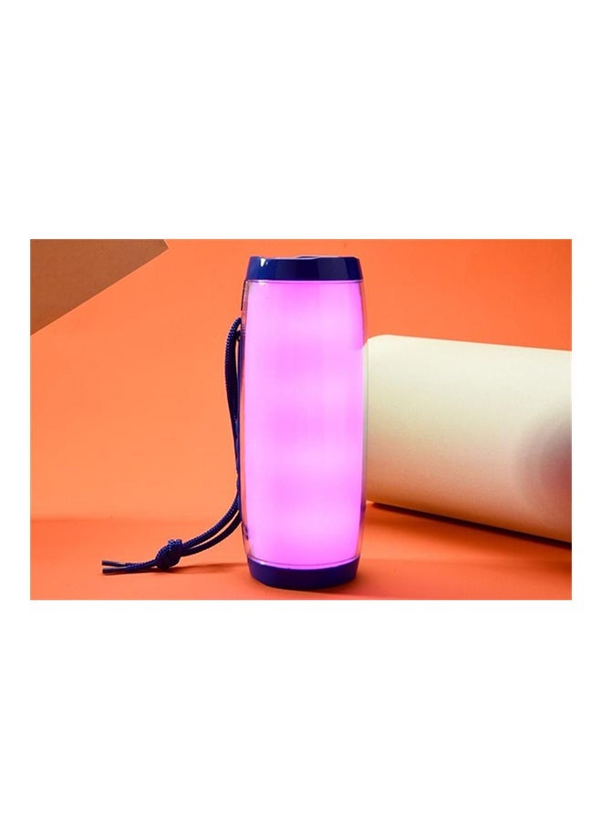 NIBEMINENT Light Hifi Stereo Bluetooth Speaker Pink/Blue - Image 2