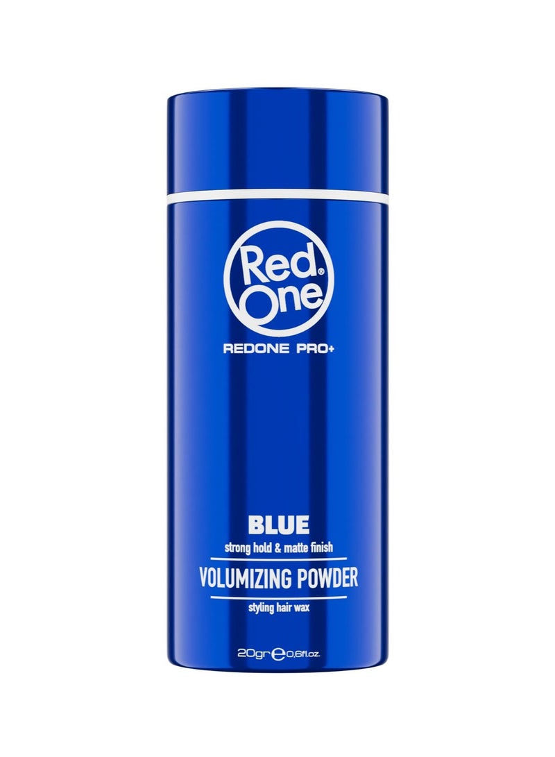 Red One Blue Wax Powder for Styling and Thickening Hair 20g - Image 2