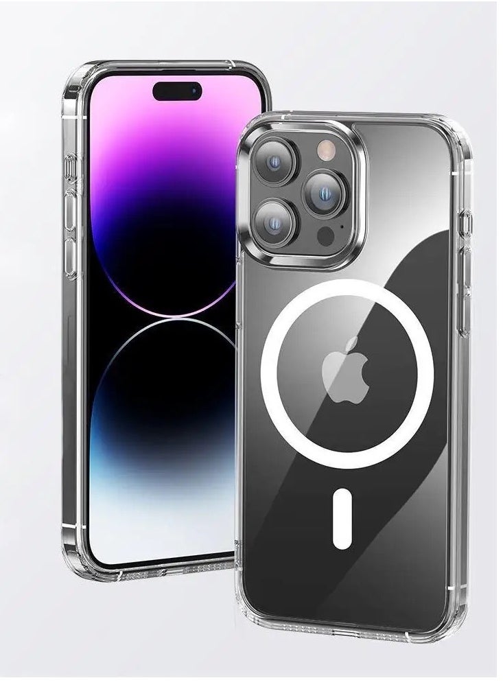 Generic - iPhone 15 Pro Max Magnetic Case Strong Protection Shockproof Anti-Yellowing Anti-Scratch - Image 1