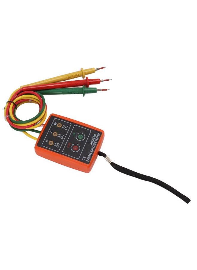 Thoraya 60V‑600V Three Phase Sequence Meter High Efficiency AC Phase Rotation Tester with LED Indicator Detector  - Image 5