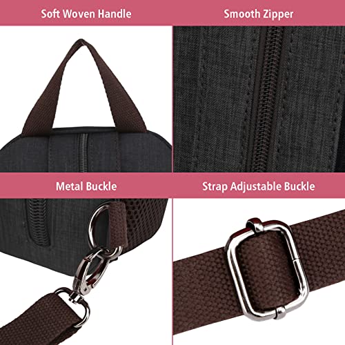 PACKISM Small Backpack Purse for Women - Convertible Backpack Purse Sling Bag for Women with Multiple Compartment Pockets Adjustable Straps Daily Mini Backpack, Black - Image 5