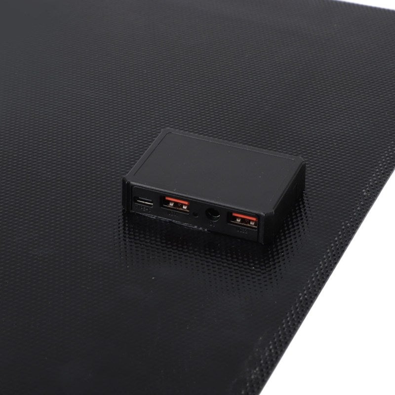 60W Foldable Solar Panel: High Efficient Charging, Integrated Controller Kit, Safe Protective Design - Portable Solar Panel for Outdoor Camping, Travel, On-the-go Device Charging - Image 3