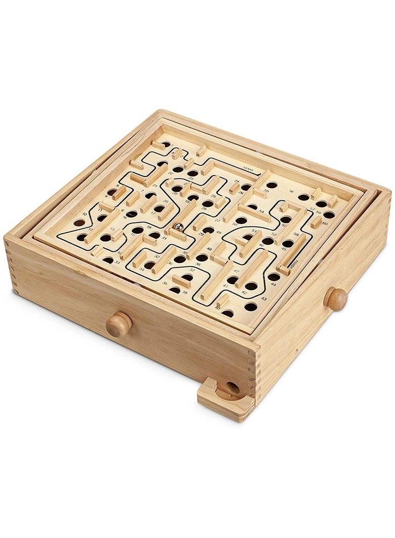 Toy Box Wooden Interactive Balance Board Puzzle Game - Image 1