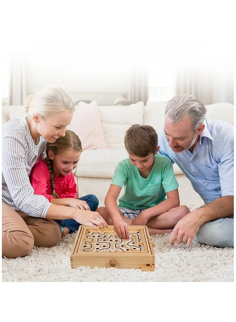 Toy Box Wooden Interactive Balance Board Puzzle Game - Image 4