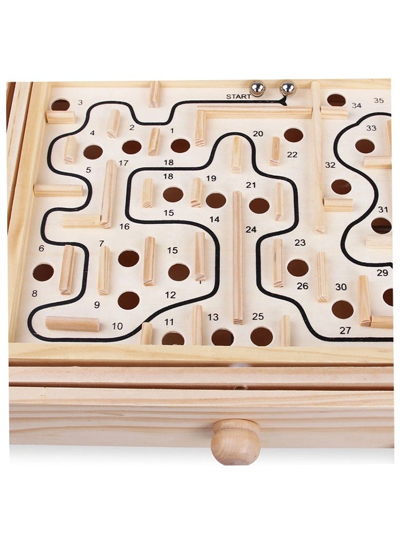 Toy Box Wooden Interactive Balance Board Puzzle Game - Image 5