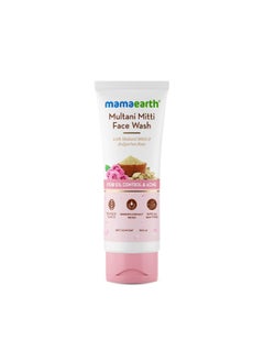 Mamaearth Mamaearth Multani Mitti Face Wash with Multani Mitti & Bulgarian Rose For Oil Control & Acne - 100 ml | Suits All Skin Types | Hydrating & Gentle | Paraben-Free | No Silicones | Sulphate-Free  - Image 1