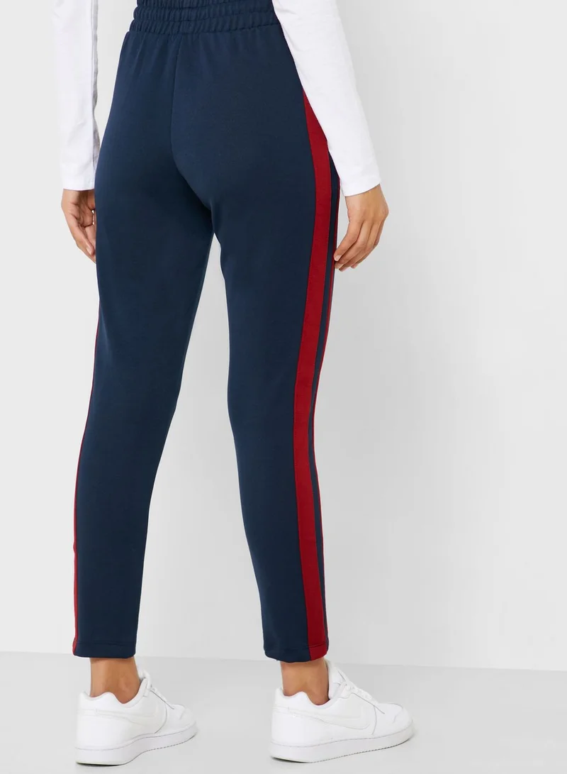 FOREVER 21 Side Stripe Detail Tie Waist Pants