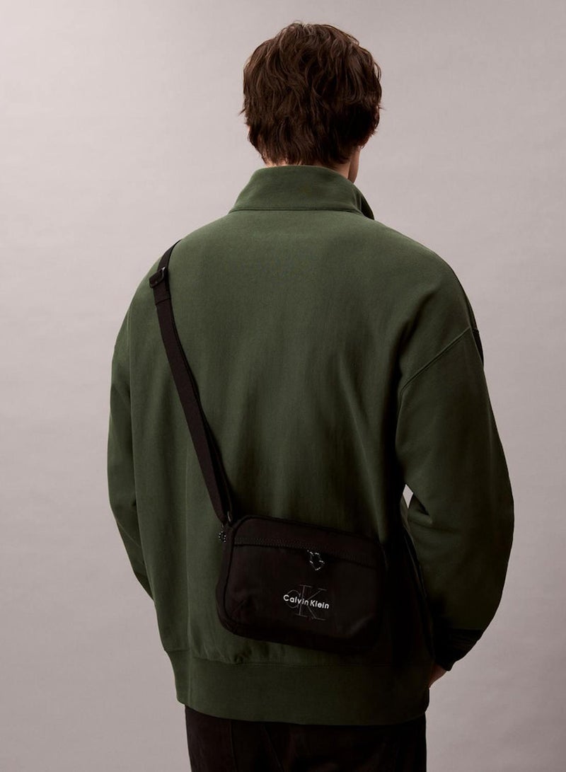 CALVIN KLEIN Bold Logo Nylon Camera Bag - Image 5