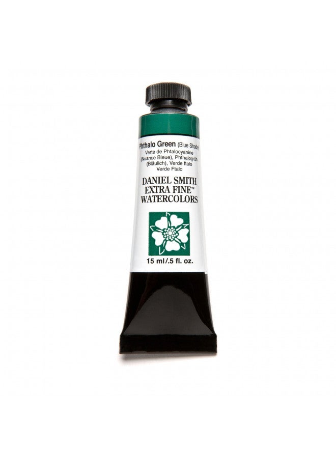 DANIEL SMITH Extra Fine Watercolor 15ml Paint Tube, Phthalo Green Blue Shade (284600078), 0.5 Fl Oz (Pack of 1) - Image 4