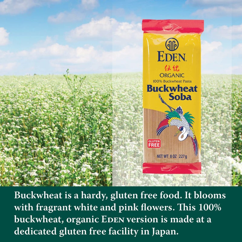 Eden, 100% Organic Buckwheat Soba Pasta, Gluten Free, Traditionally Made in Japan, 8 oz - Image 5