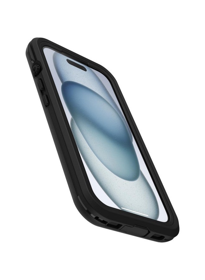 أوتربوكس جراب OtterBox iPhone 15 (فقط) من سلسلة FRĒ المقاوم للماء مع MagSafe (مصمم بواسطة LifeProof) - أسود، مقاوم للماء، مصنوع من 60% بلاستيك معاد تدويره، أنيق وعصري  - Image 3