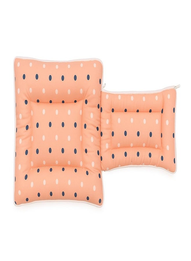 EIO® 3 in 1 Baby Bed Cum Bedding Set/Baby Carrier/Sleeping Bag Pack of 1 (Orange) - Image 3