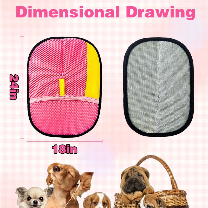 4PCS Upgraded Pet Hair Removal Gloves for Dogs & Cats, Pet Hair Removal Glove, Reusable Electrostatic Pet Hair Glove with Pet Hair Remover, Thickened Pet Hair Mitt for Clothing,Couch, Carpet, Car Seat - Image 3