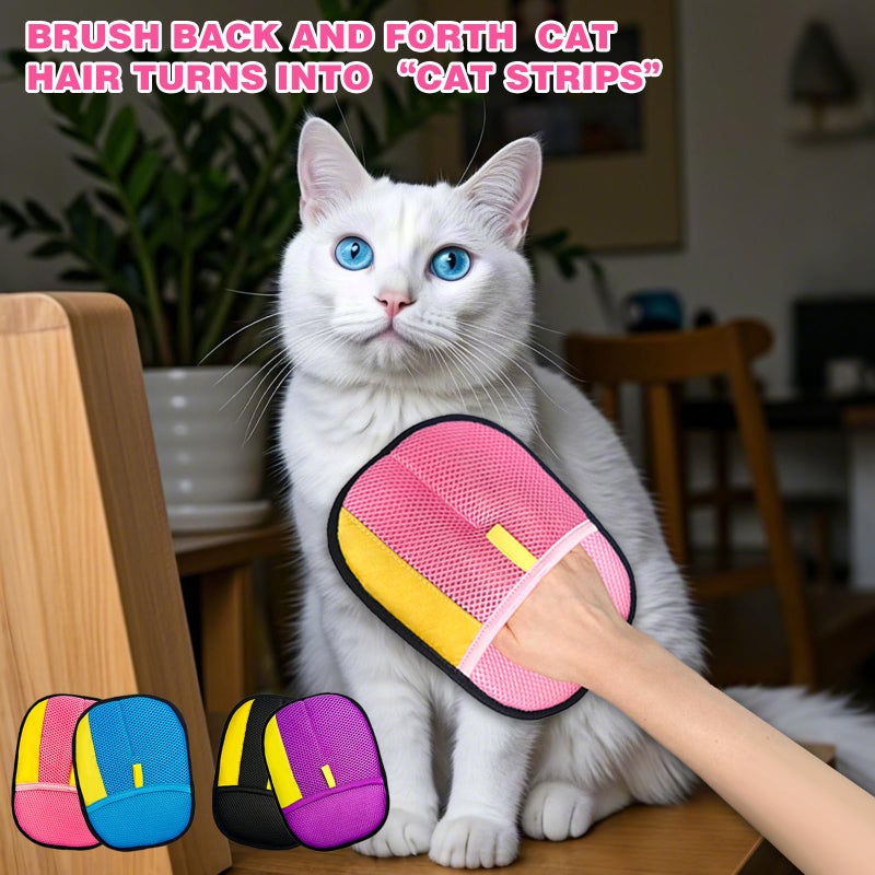 4PCS Upgraded Pet Hair Removal Gloves for Dogs & Cats, Pet Hair Removal Glove, Reusable Electrostatic Pet Hair Glove with Pet Hair Remover, Thickened Pet Hair Mitt for Clothing,Couch, Carpet, Car Seat - Image 5