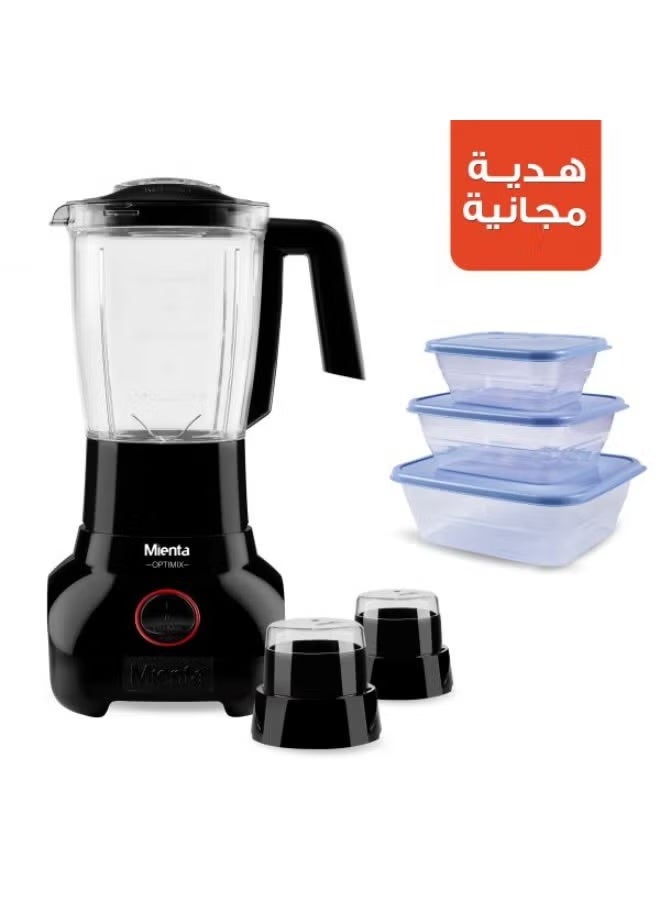 ميانتا خلاط ميانتا 1.75 لتر – 700واط – اسود – موديل BL1291G - Image 1