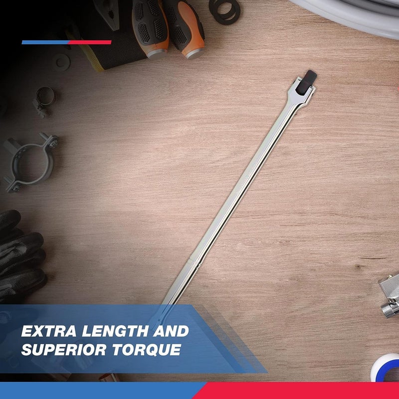 Neiko نيكو 00211A بار كسر بامتداد 1/2 بوصة، بطول 18 بوصة، مصنوع من فولاذ CrV - Image 5