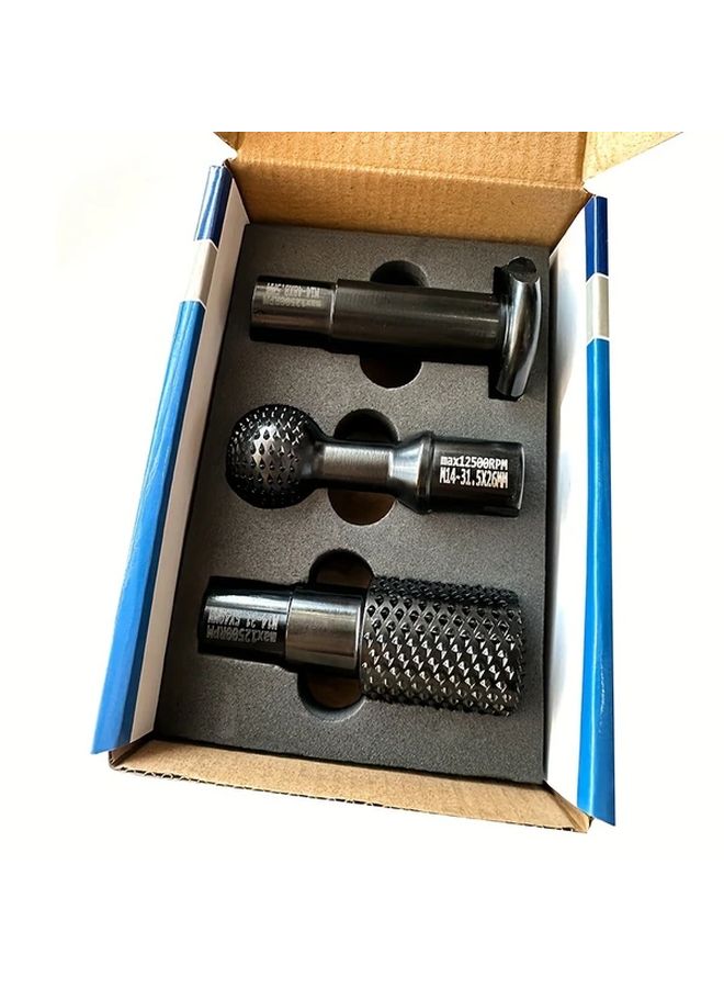 3 Piece Woodworking Groove Tool Kit With Grooving Machine Polishing And Carbon Steel Cutting Tools - Image 3