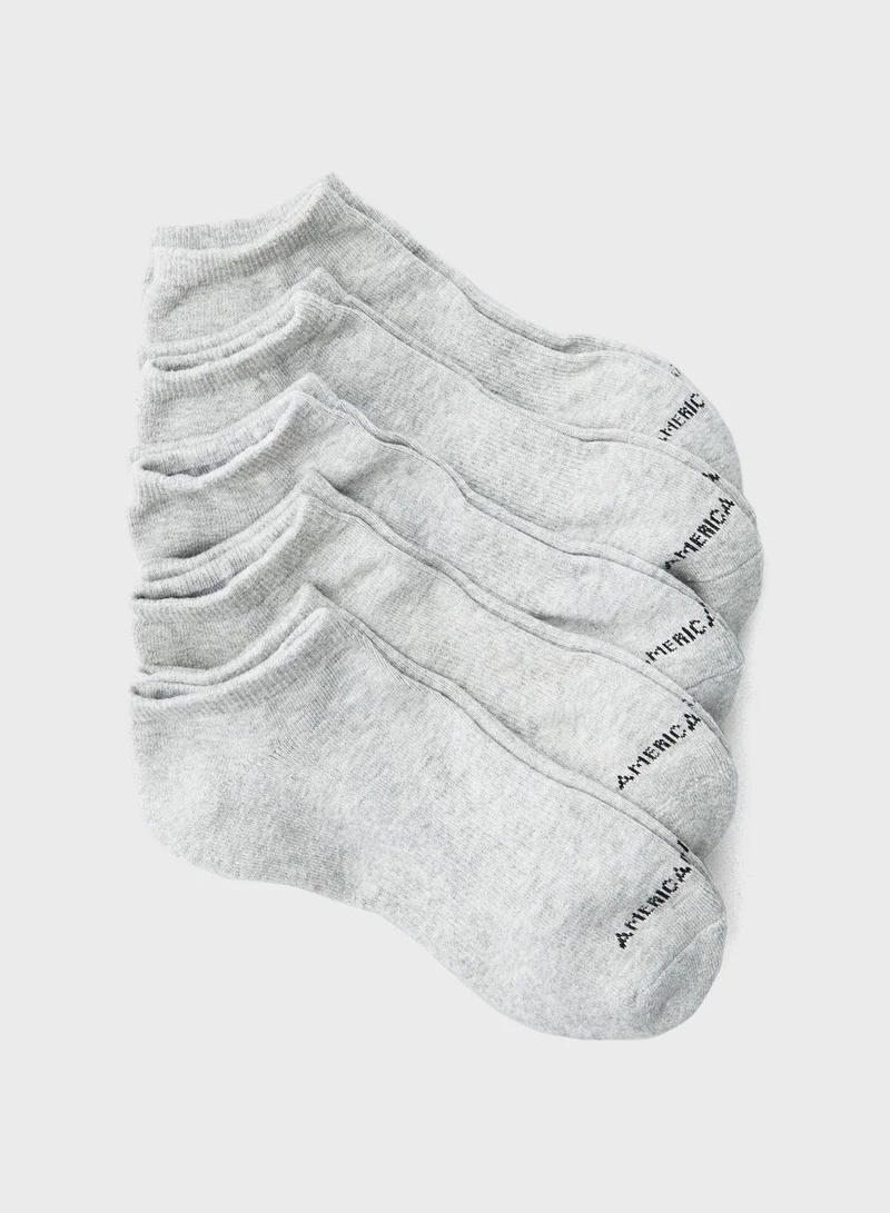 American Eagle 5 Pack Low Cut Socks