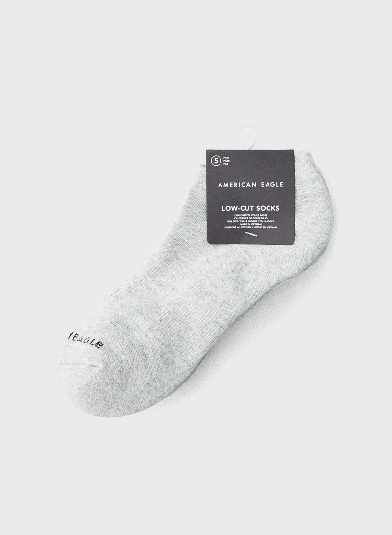 American Eagle 5 Pack Low Cut Socks
