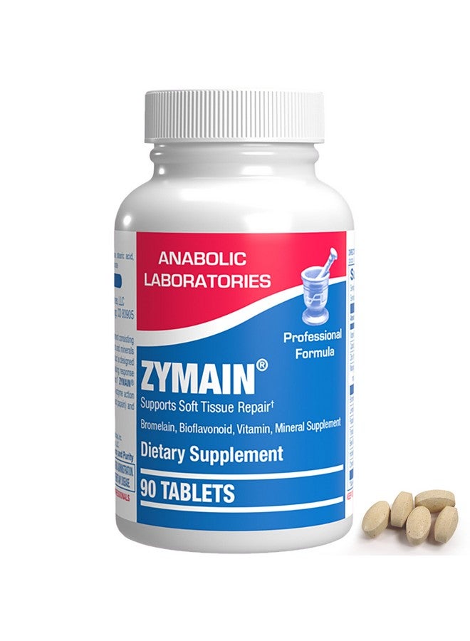 Anabolic Laboratories Cartilage Ligament and Tendon Supplement - Clinical Restorative Joint Support Formula with Bovine Cartilage Minerals and Proteolytic Enzymes for Enhanced Comfort Mobility Zymain 90 Support - Image 1