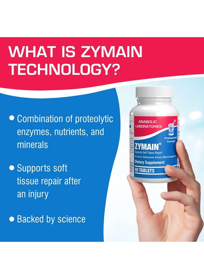 Anabolic Laboratories Cartilage Ligament and Tendon Supplement - Clinical Restorative Joint Support Formula with Bovine Cartilage Minerals and Proteolytic Enzymes for Enhanced Comfort Mobility Zymain 90 Support - Image 5