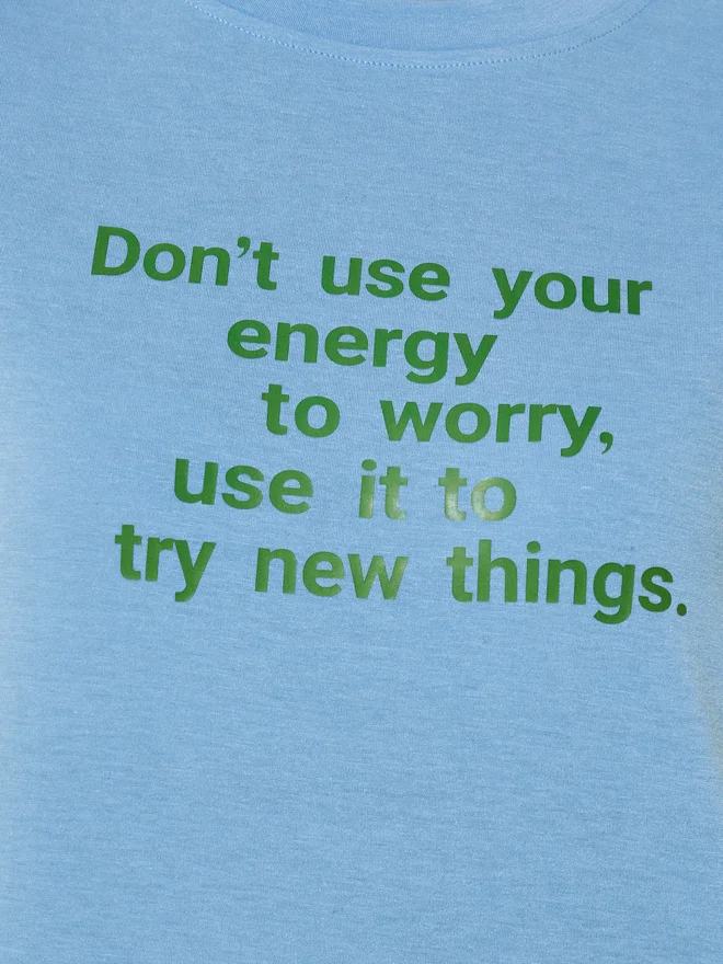 Take Two Take Two Slogan Print Round Neck T-Shirt