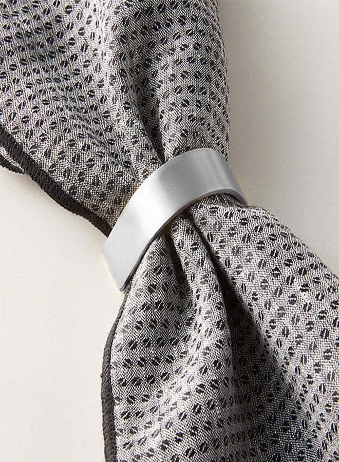 Wonlex Stainless Steel Napkin Rings Set of 12, Mid-Century Napkin Ring Holder Glossy Serviette Buckles for Wedding, Dinner,Party,Christmas,Table Settings - Image 2
