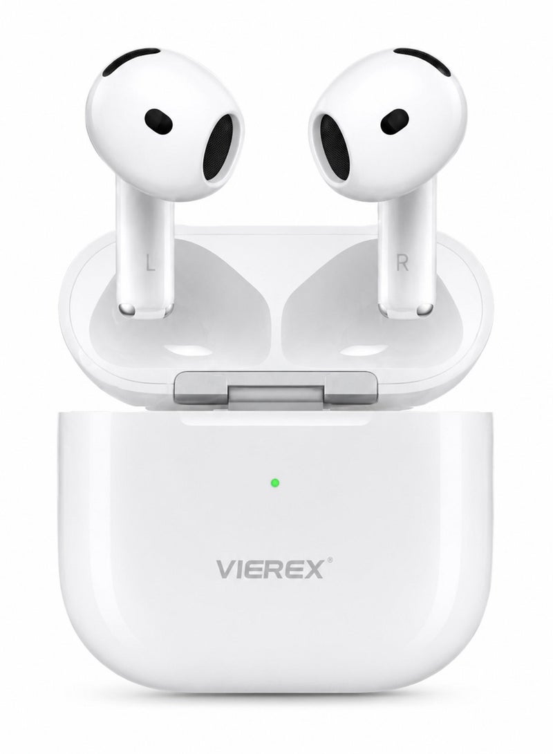 Vierex سماعات أذن لاسلكية VE-F4 Plus TWS | تقليل الضوضاء وصوت مكاني - Image 1