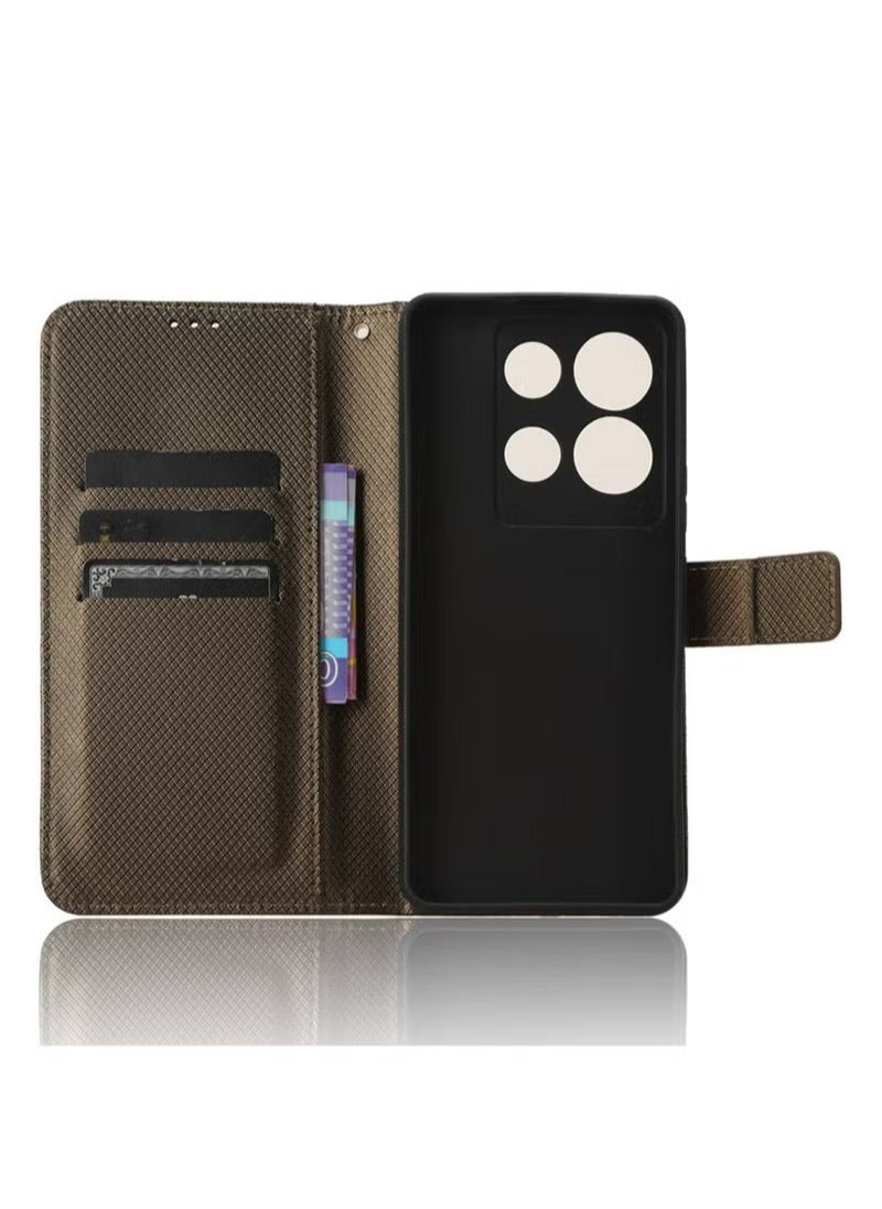 X-level Infinix Note 30 5G/X6711 Phone Case Cover With Full Body Camera Len Protector PU Leather Wallet Card Holder Shockproof Protective Back Cover With Release Hand Phone Holder Daily Video Kickstand  - Image 5
