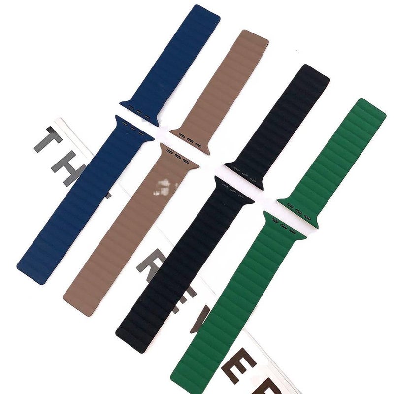AD سوار ساعة ذكية سوار رياضي من السيليكون متوافق مع Apple Watch Ultra بملاءمة قابلة للتعديل وحزام بديل للاستخدام اليومي باللون رمادي قابل للتعديل باللون الرمادي - Image 3