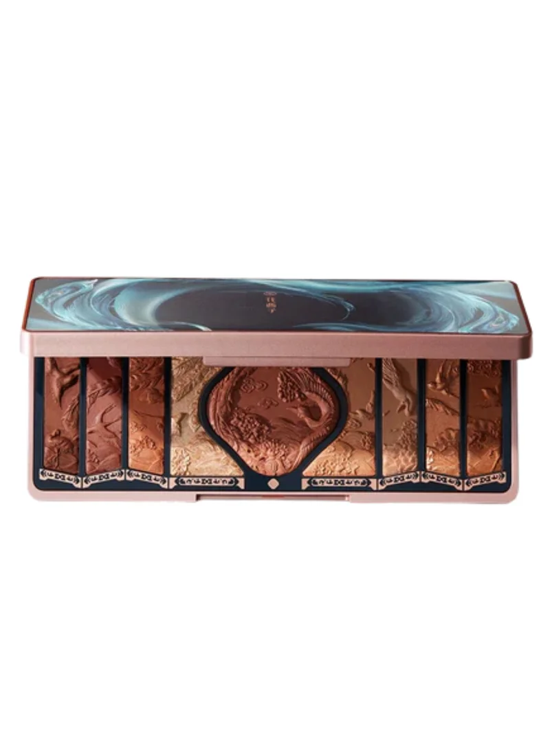 Florasis FLORASIS Floral Engraving Phoenix Makeup Palette 02 Retro Brown