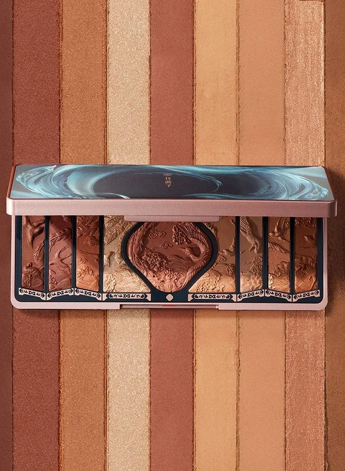 Florasis FLORASIS Floral Engraving Phoenix Makeup Palette 02 Retro Brown