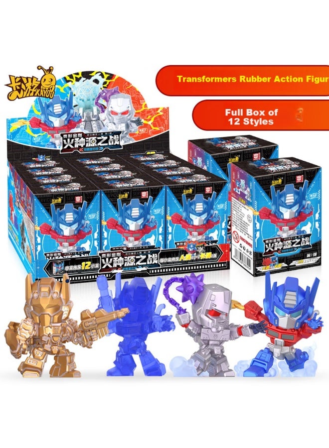 Kayou Transformers Eraser Doll Optimus Prime Megatron Eraser Blind Box Xp Card Children's Day New Year Gift - Image 1