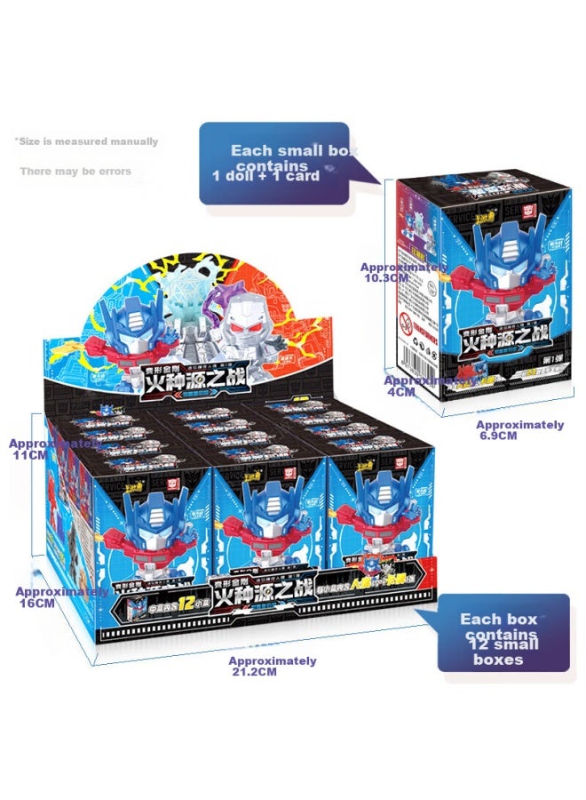 Kayou Transformers Eraser Doll Optimus Prime Megatron Eraser Blind Box Xp Card Children's Day New Year Gift - Image 5