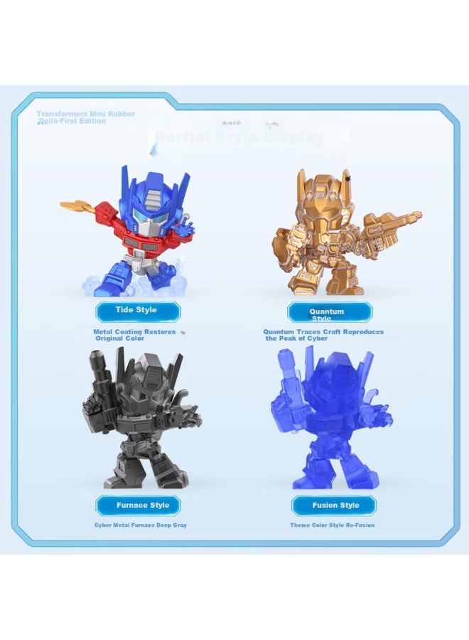 Kayou Transformers Eraser Doll Optimus Prime Megatron Eraser Blind Box Xp Card Children's Day New Year Gift - Image 2
