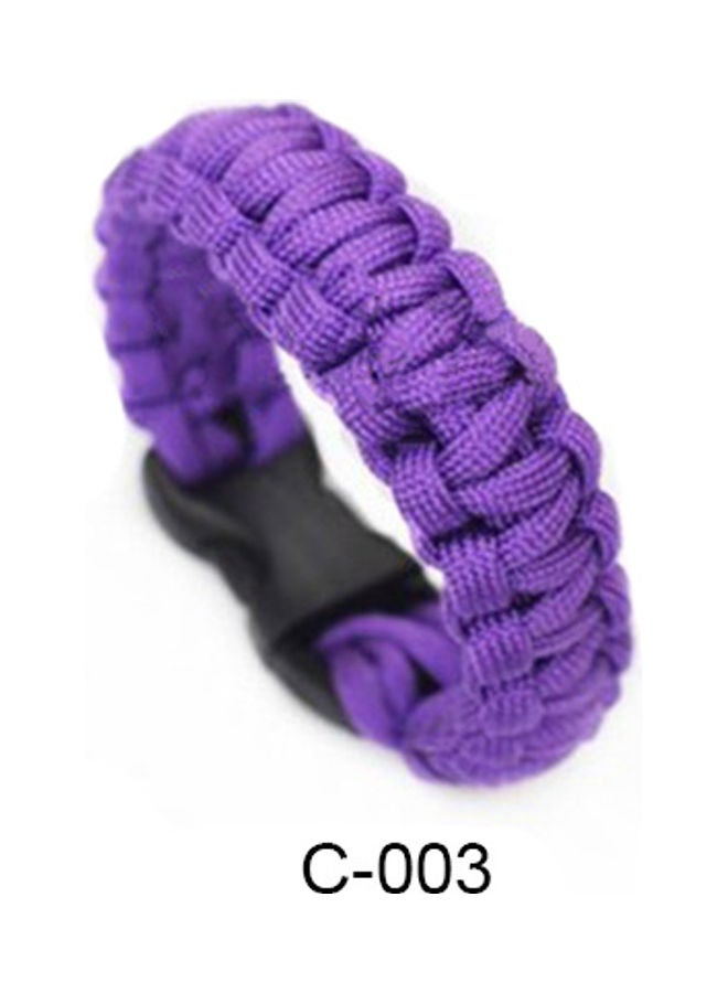 NIBEMINENT Travel Outdoor Survival Kit Whistle Bracelet Camping Rope Fashion Wristband 20x10x20cm - Image 4