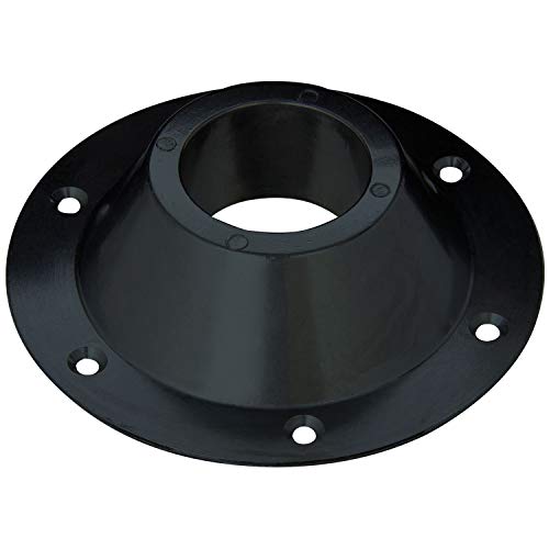 AP Products 013-1119B Table Base - Exposed Round, Black - Image 1