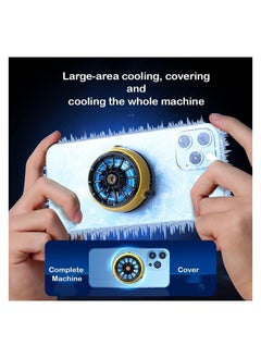 Memo MEMO Universal CX04 Magnetic Semiconductor Mobile Phone Cooler Fan instant Cooling Mobile for Gaming and Live Video  - Image 3