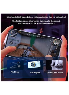 Memo MEMO Universal CX04 Magnetic Semiconductor Mobile Phone Cooler Fan instant Cooling Mobile for Gaming and Live Video  - Image 5